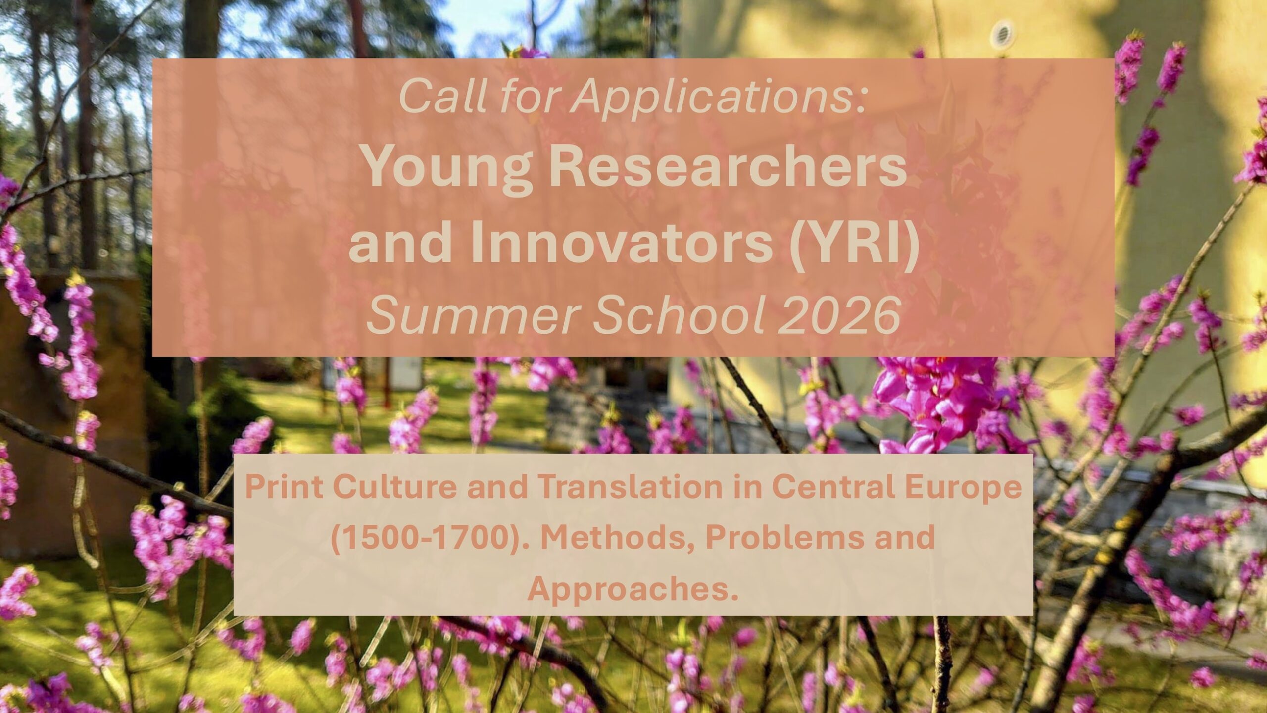 Call for Applications: Young Researchers and Innovators (YRI) Summer School 2026